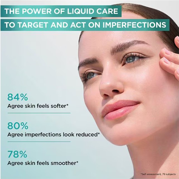 Target and act on imperfections with Garnier Skin Perfecting Liquid Care